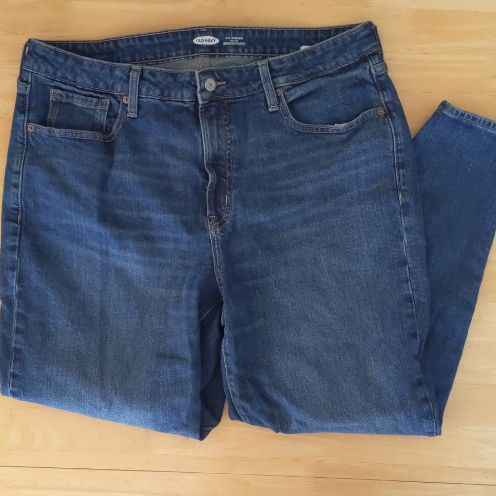 Old Navy High-Waisted O.G. Straight Ankle Jeans